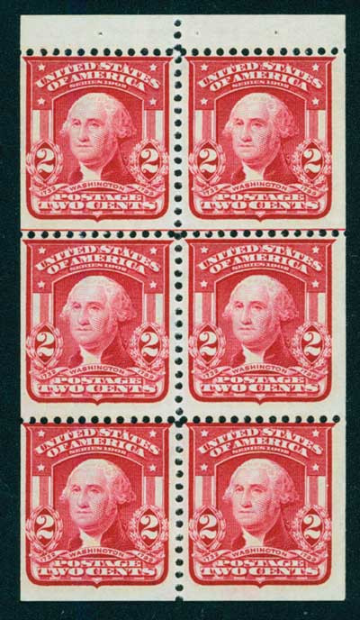 319g - 1903 2c Washington, Carmine, Double Line Watermark, Type I