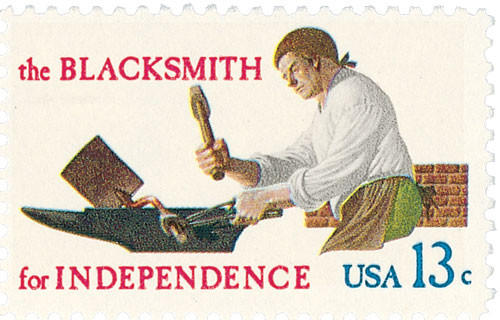 1718 - 1977 13c Skilled Hands for Independence: Blacksmith