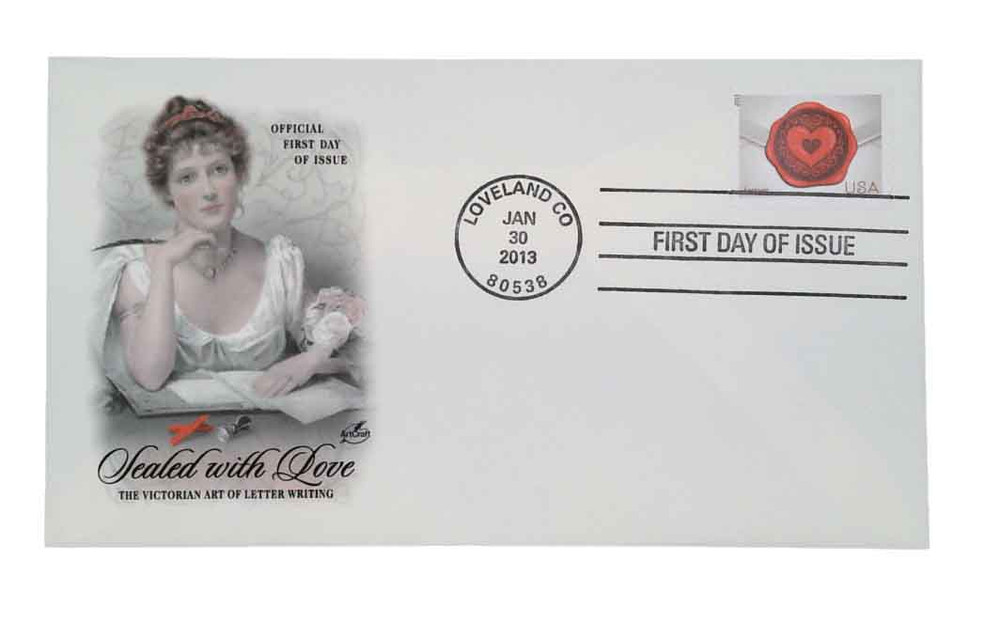 4741 - 2013 First-Class Forever Stamp - Love Series: Sealed with