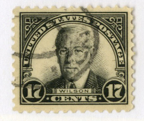 623 - 1925 17c Woodrow Wilson, Black, Perf. 11 - Mystic Stamp Company