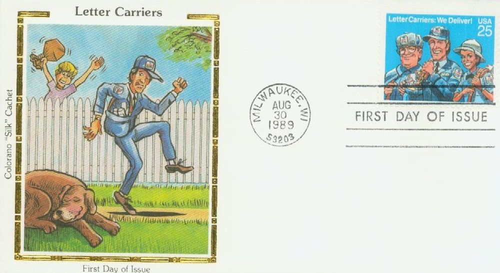 313335 -- Colorano Silk First Day Cover -- First Day Cover