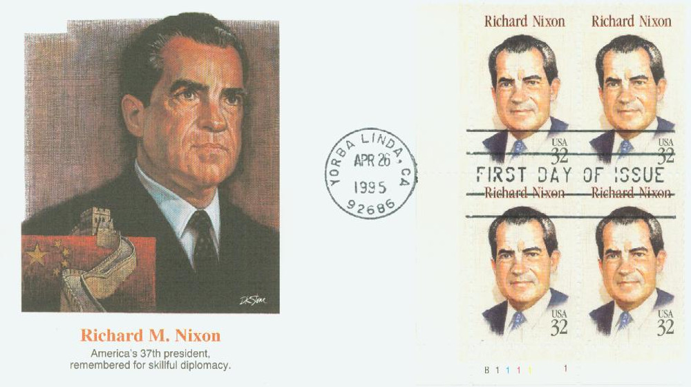 318855 -- Fleetwood First Day Cover (Plate Block) -- First Day Cover