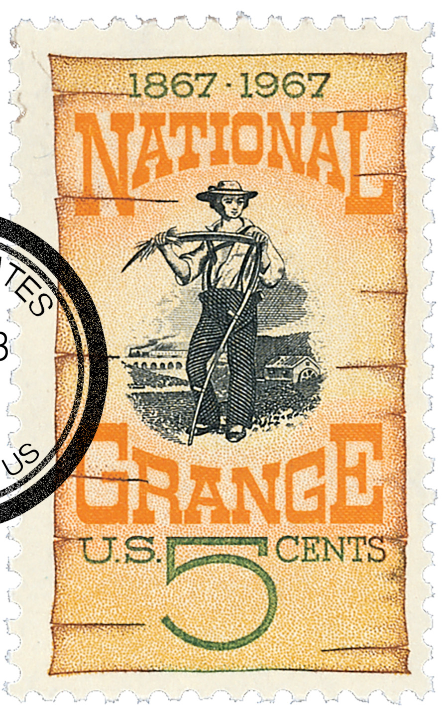 1323 - 1967 5c National Grange - Mystic Stamp Company