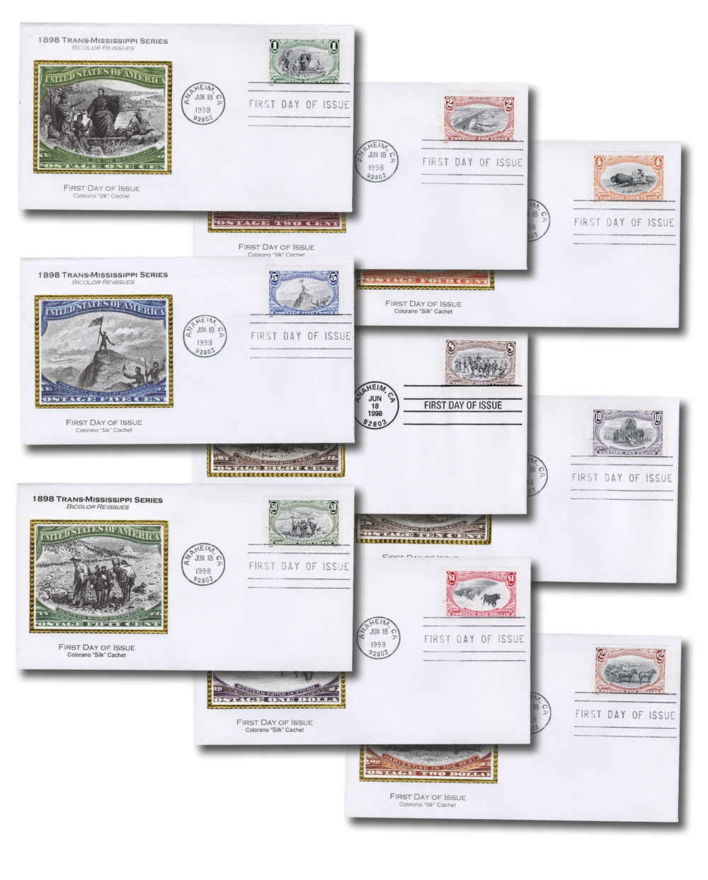 3209 - 1998 1c - $2 Trans-Mississippi Souvenir Sheet