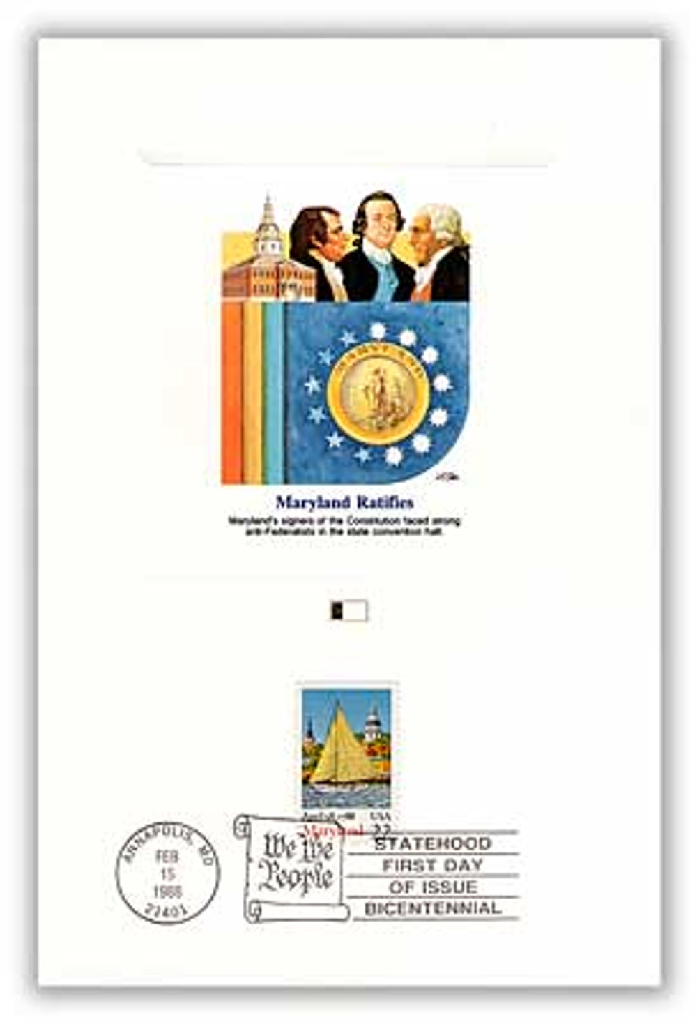 46338 -- First Day Cover Proofcard -- First Day Cover