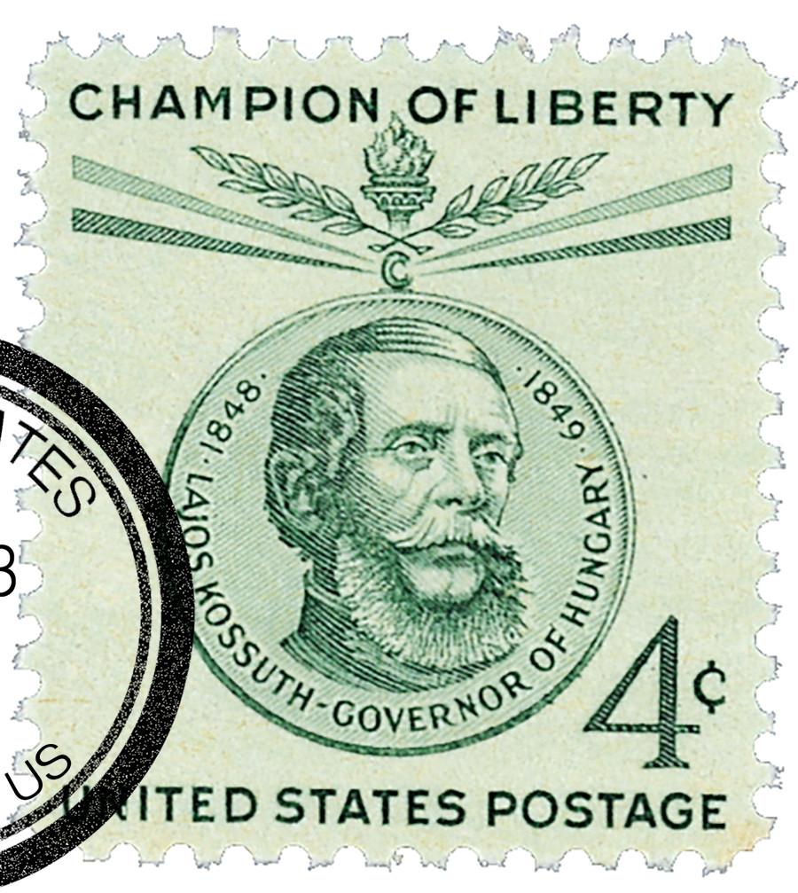 或馬 読尊 リミテッドレア 4枚 1117 - 1958 4c Champions of Liberty: Lajos Kossuth - Mystic Stamp