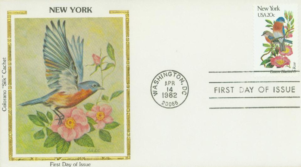 309024 -- Colorano Silk First Day Cover -- First Day Cover