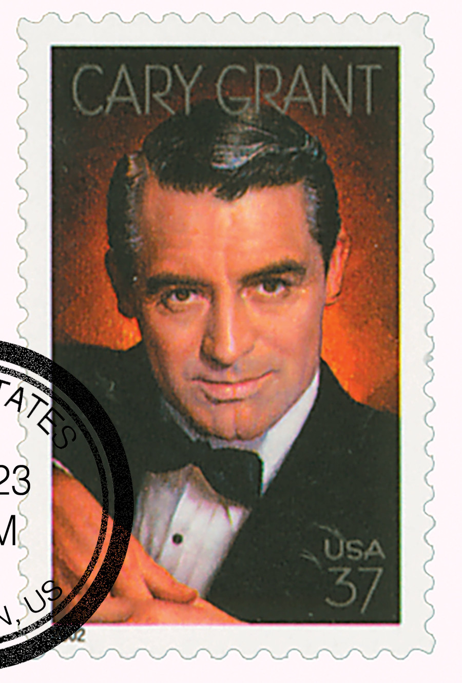 3692 - 2002 37c Legends of Hollywood: Cary Grant - Mystic Stamp