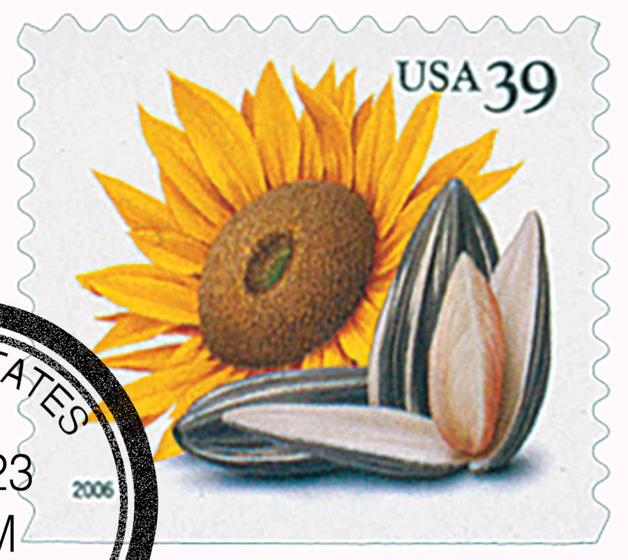 4016 - 2006 39c Crops of America: Sunflower, Vending Booklet