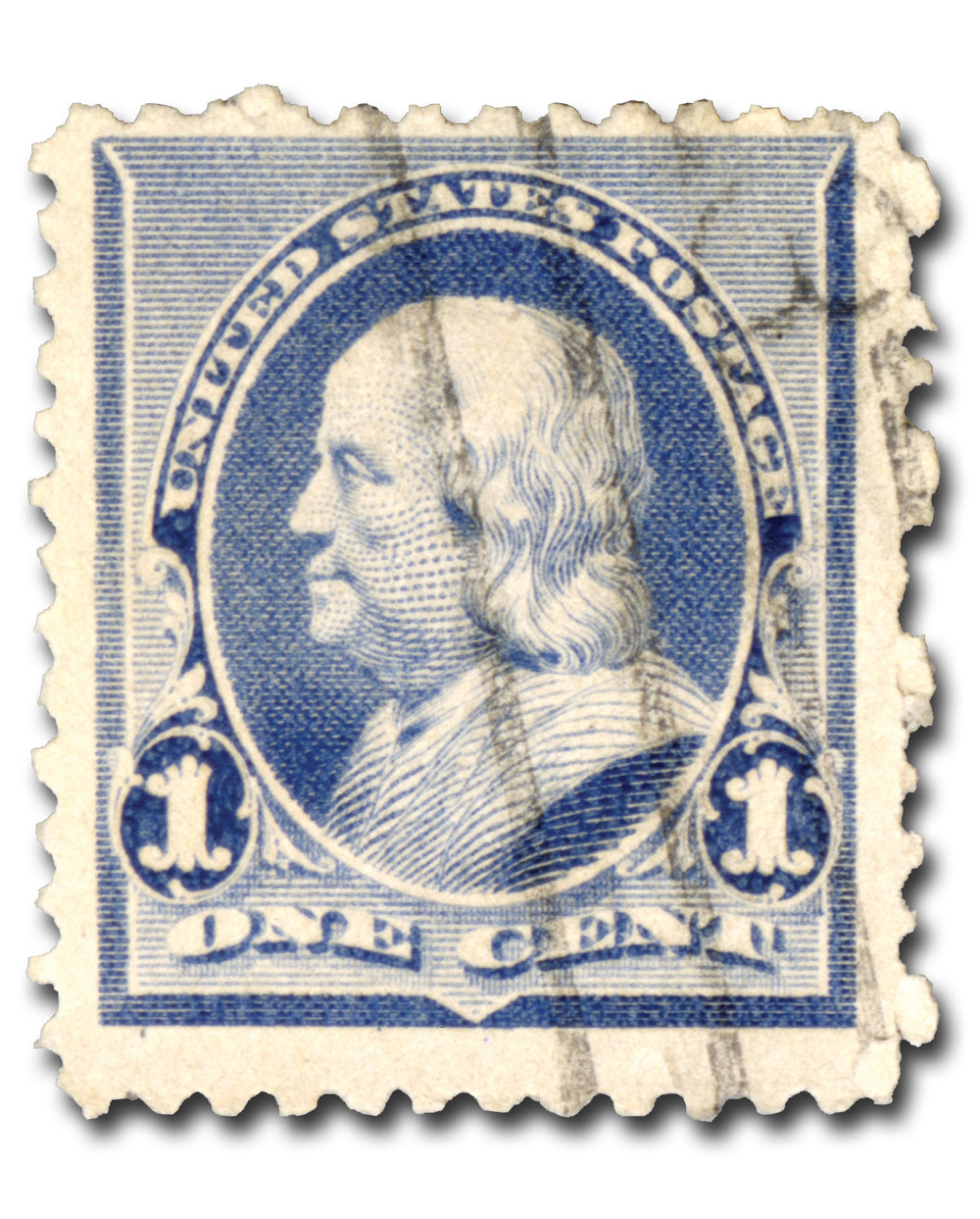 Hoàng Vũ 219 - 1890 1c Franklin, Dull Blue - Mystic Stamp Company