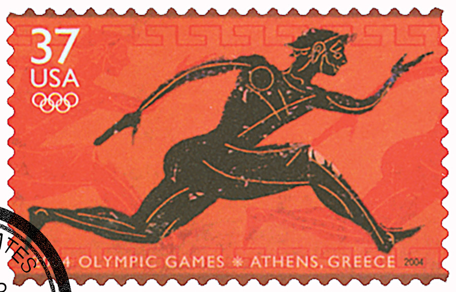 3863 - 2004 37c Summer Olympics - Mystic Stamp Company