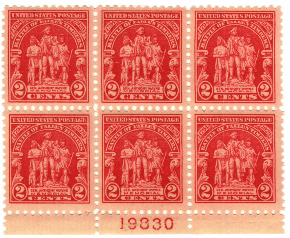680 - 1929 2c Battle of Fallen Timbers - Mystic Stamp Company