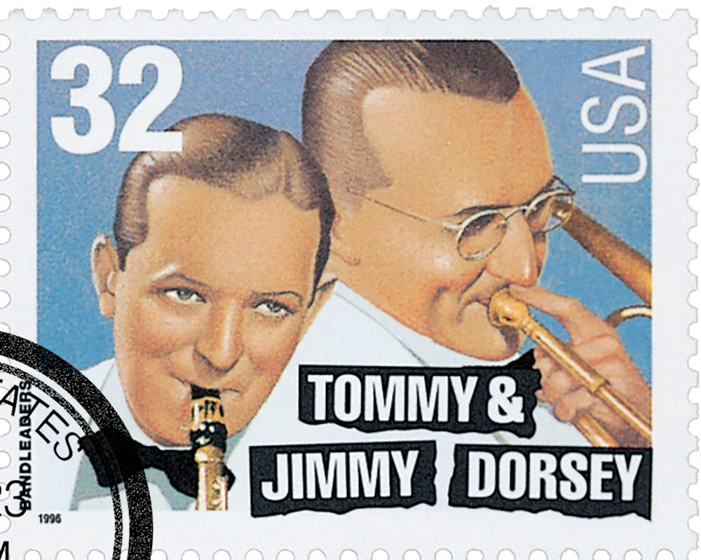 3097 - 1996 32c Big Band Leaders: Tommy and Jimmy Dorsey
