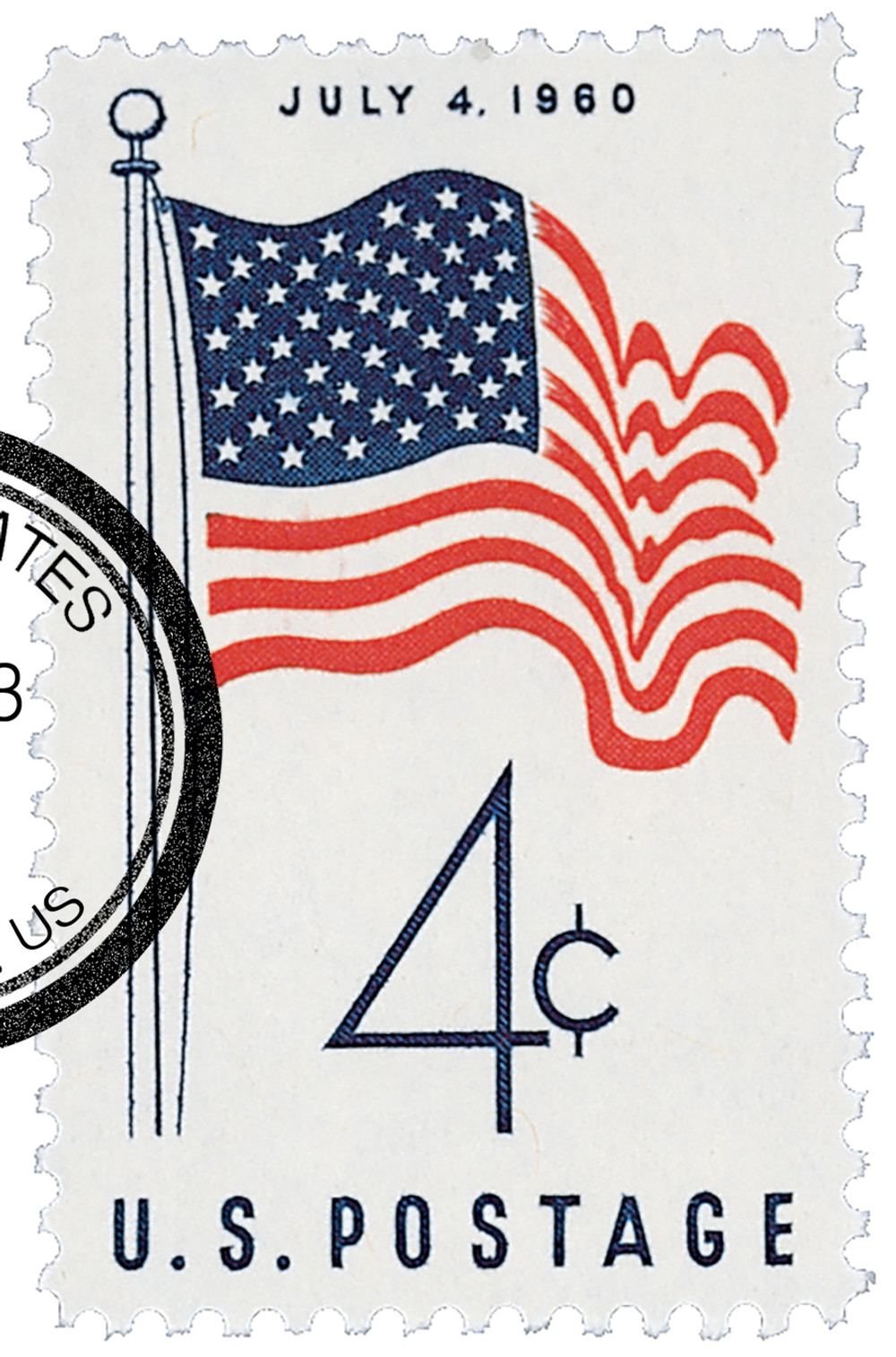 珍しい切手　アメリカ歴史 American Stamps Vintage American Bicentennial Stamps Strip of 4, July 4th, 1776, MNH