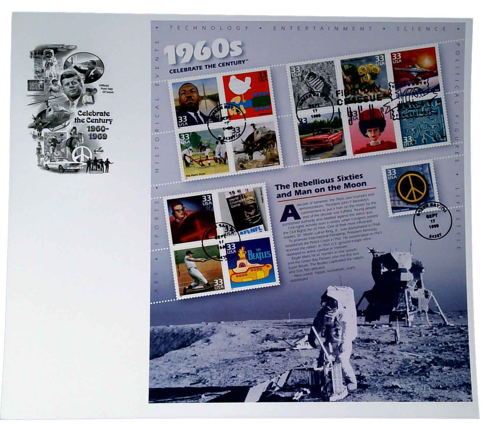 3187 - 1999 33c Celebrate the Century: 1950s - Mystic Stamp Company