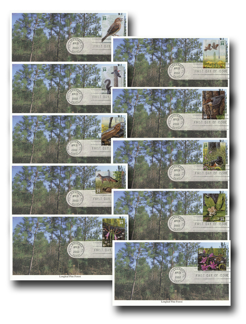 327523 -- Mystic First Day Cover Set -- First Day Cover