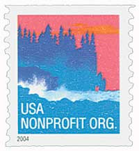 3864 - 2004 5c Sea Coast, non-denominational - Mystic Stamp Company