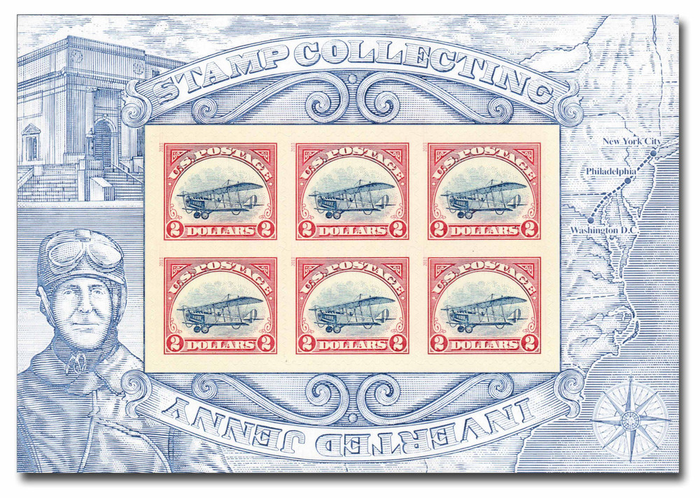 4806d - 2013 $2.00 Upright Jenny Pane of 6 Stamps - Mystic Stamp