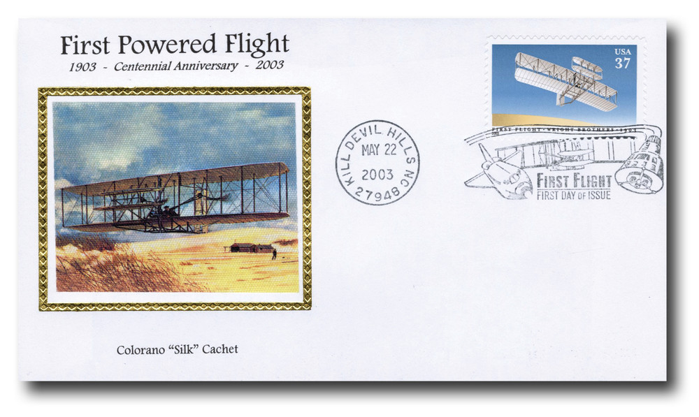 3783a - 2003 37c First Flight Centenary: First Flight of the