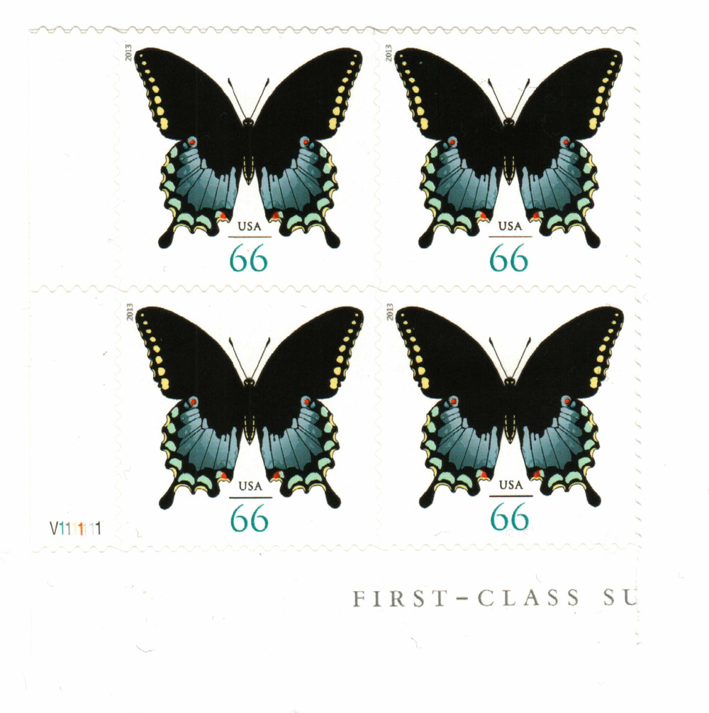 4736 - 2013 66c Spicebush Swallowtail Butterfly - Mystic Stamp Company