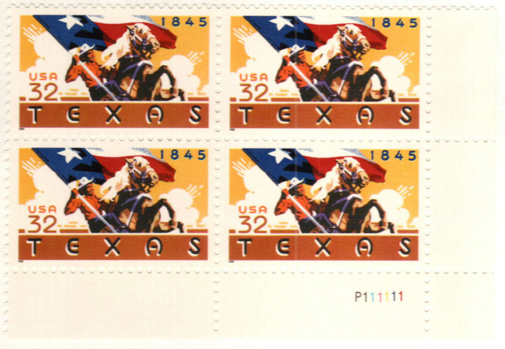 319001 -- Mint Plate Block -- Mint Stamp(s)