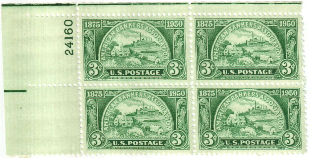 346394 -- Mint Plate Block -- Mint Stamp(s)