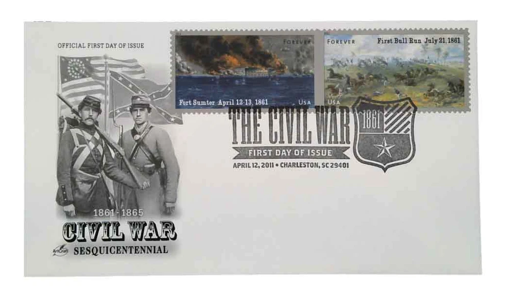 4522-23 - 2011 First-Class Forever Stamp - The Civil War