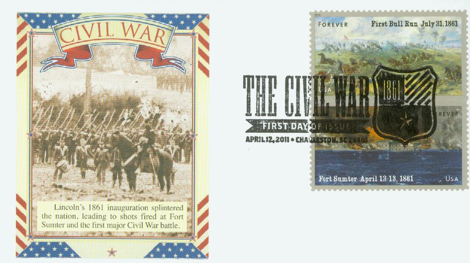 4522-23 - 2011 First-Class Forever Stamp - The Civil War