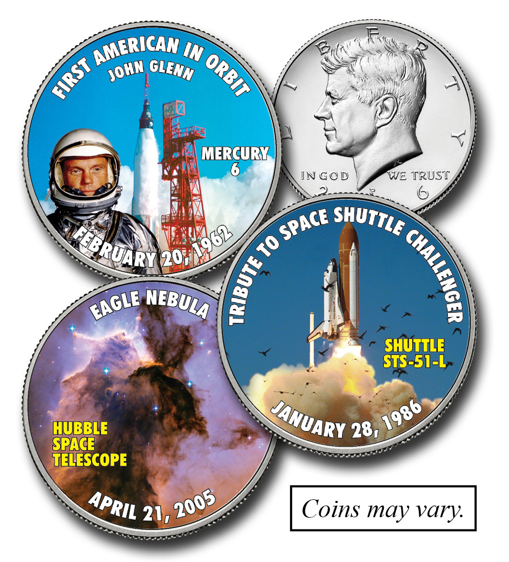 MCN158 - SAVE over 50% Grabbag of 3 Different Colorized Space