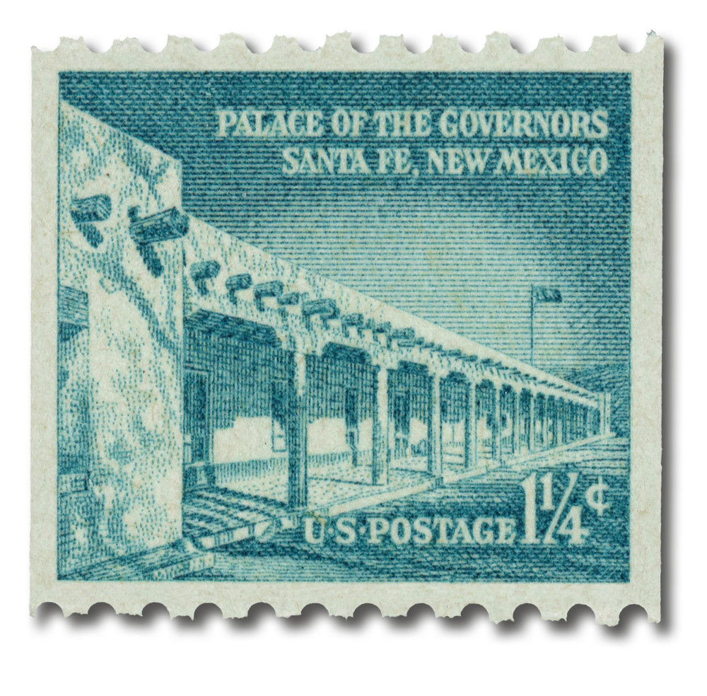 1054A - 1960 1 1/4c Liberty Series: Palace of Governors, Coil