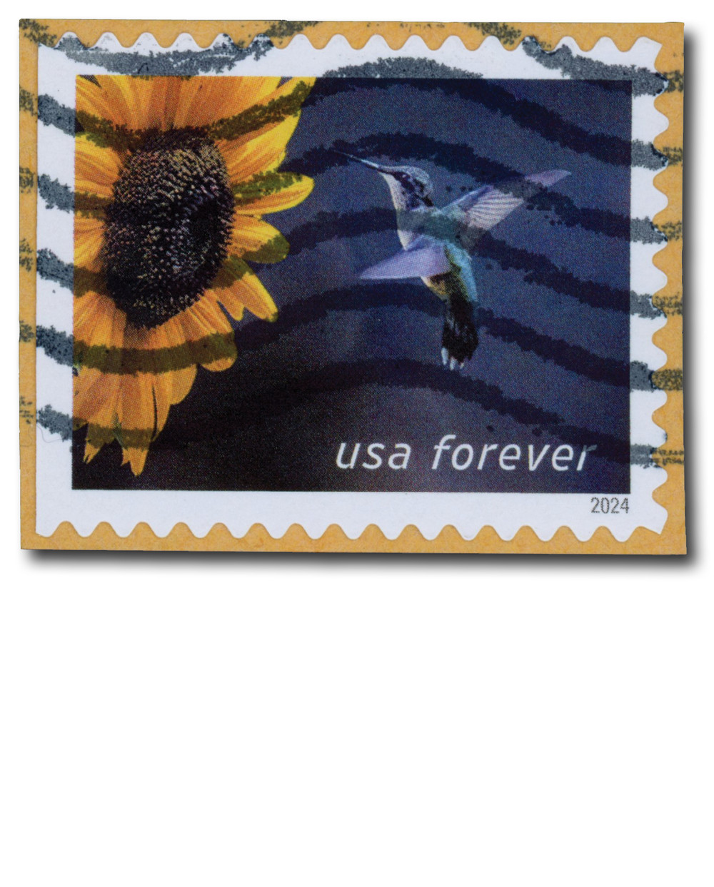 5845 - 2024 First-Class Forever Stamp - Ruby-throated Hummingbird