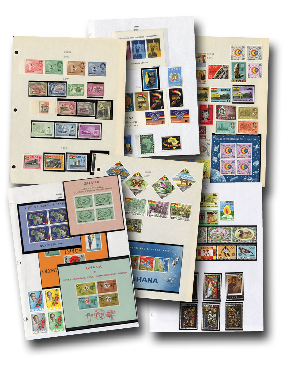 Ghana Stamp Collection 1957-1989