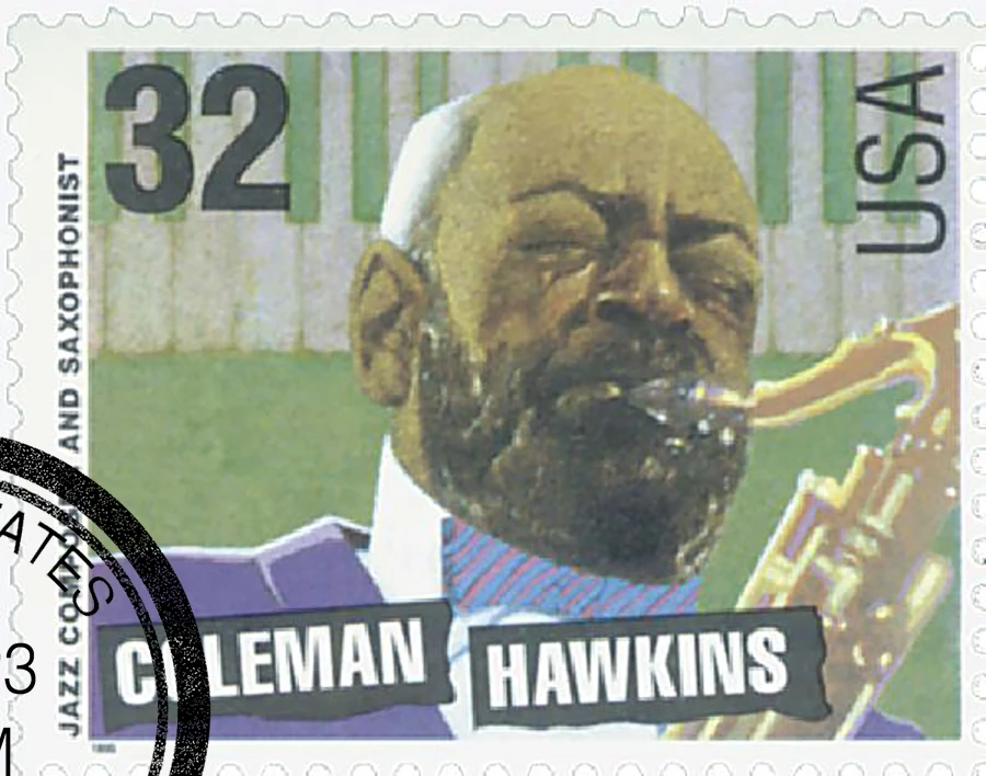 2983 - 1995 32c Jazz Musicians: Coleman Hawkins - Mystic Stamp Company