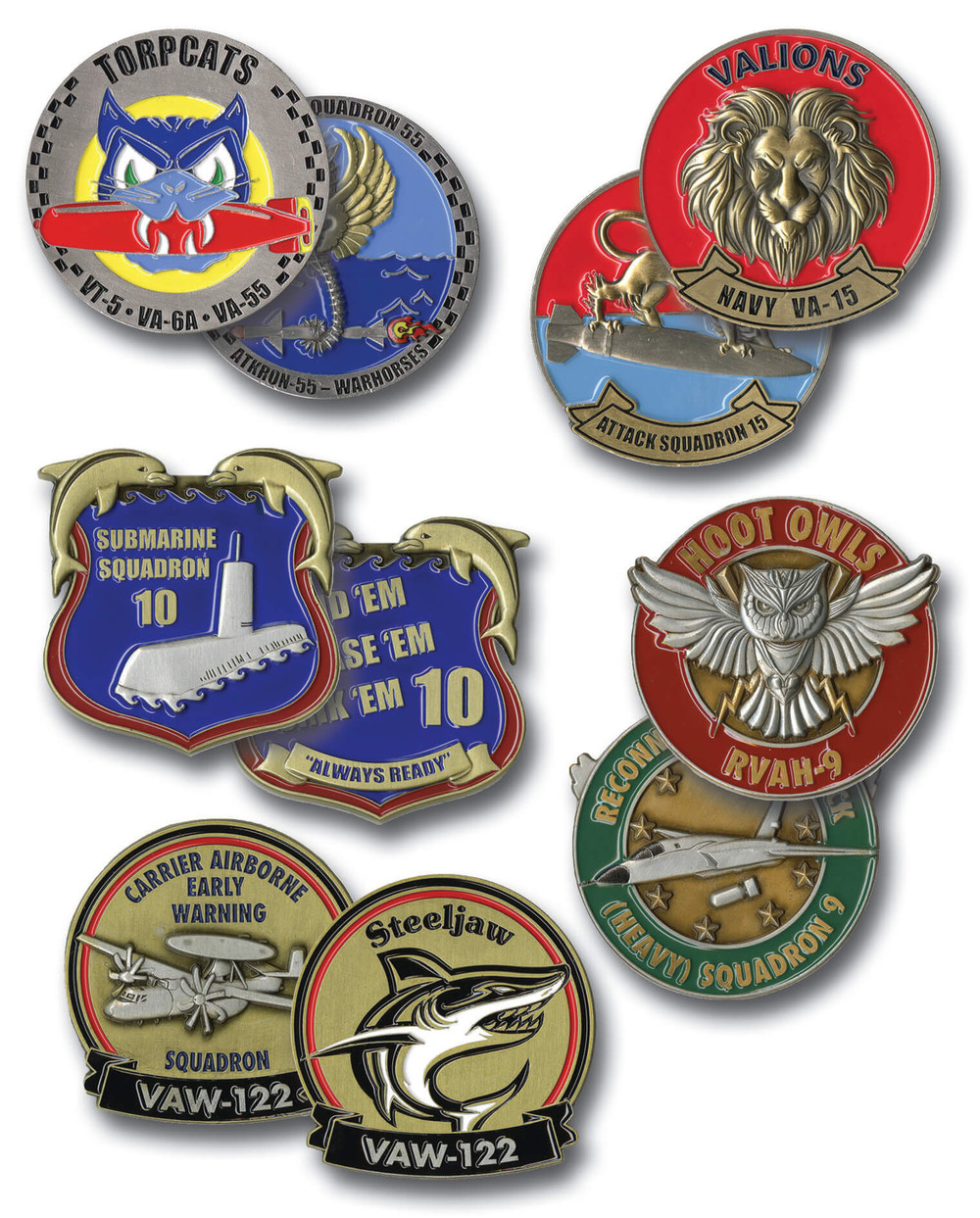 MCN162 - Challenge Coins - Honoring Navy Service Members, (5