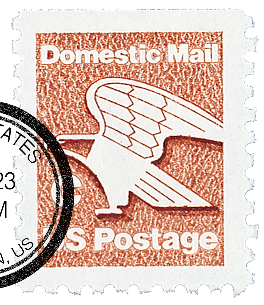 1948 - 1981 20c C-Rate Eagle, Perf. 11 - Mystic Stamp Company