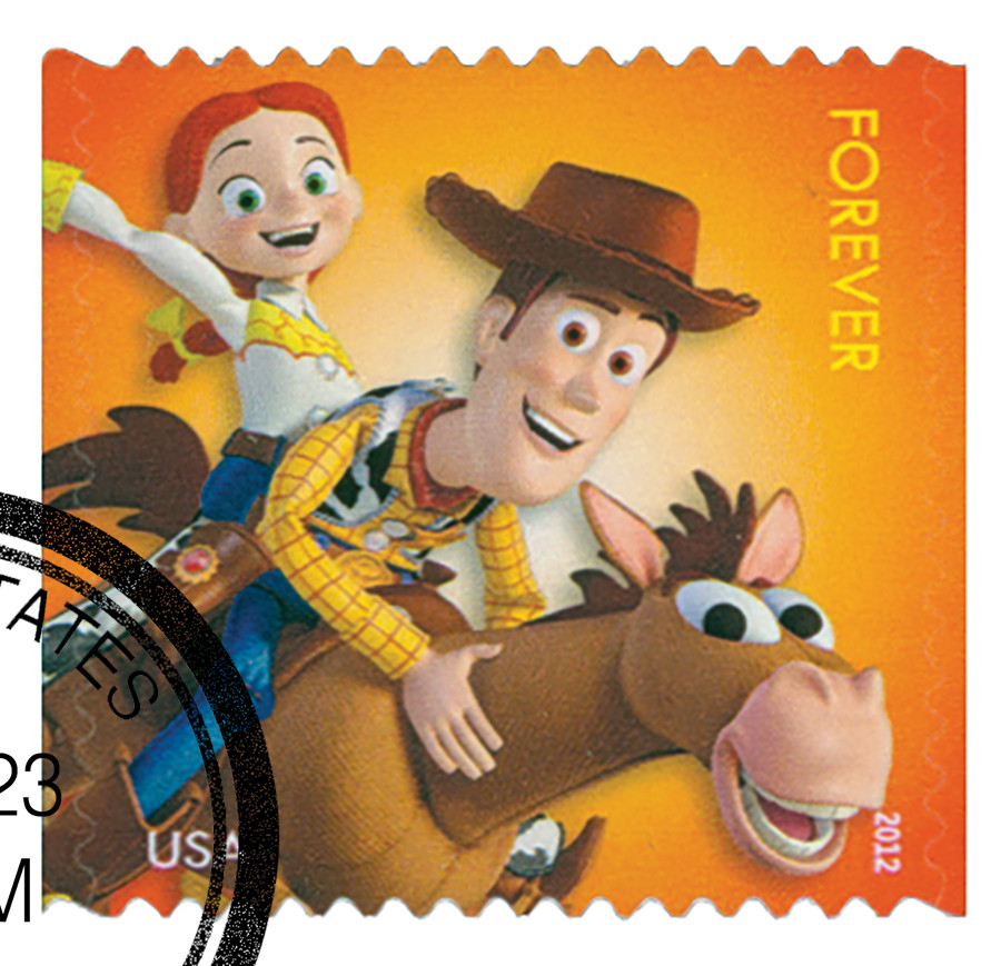 4680 2012 First-Class Forever Stamp Disney-Pixar Films: 