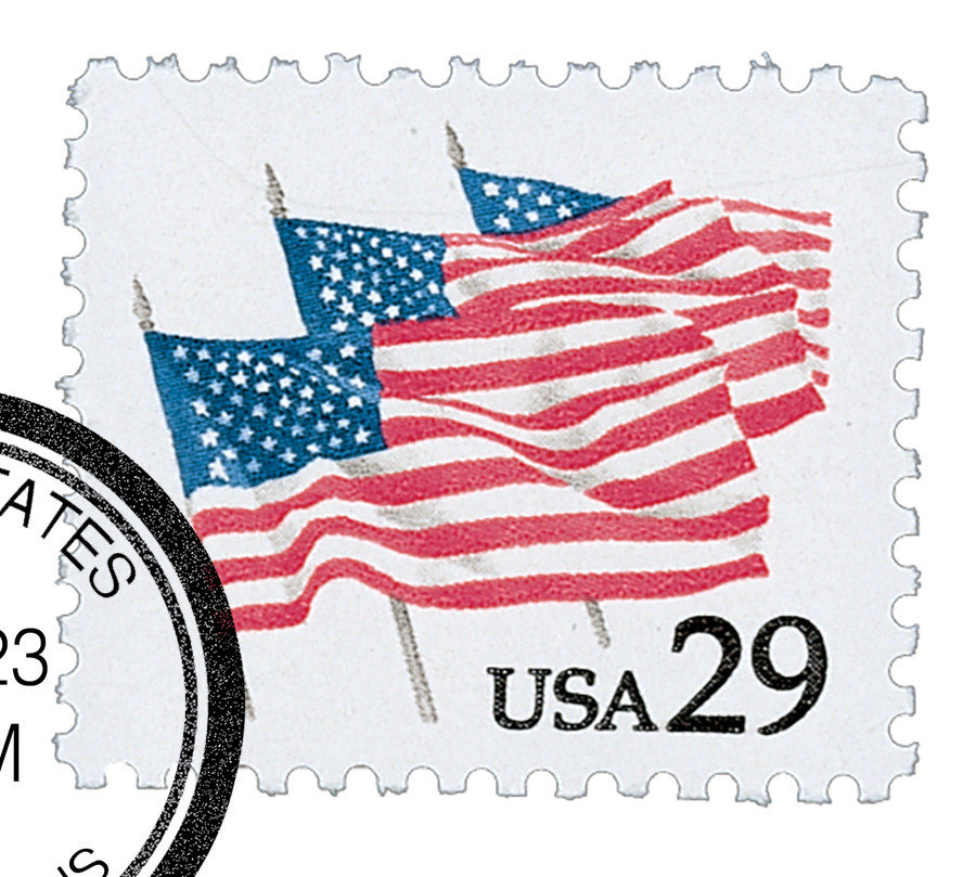 2531 - 1991 29c Flags on Parade - Mystic Stamp Company