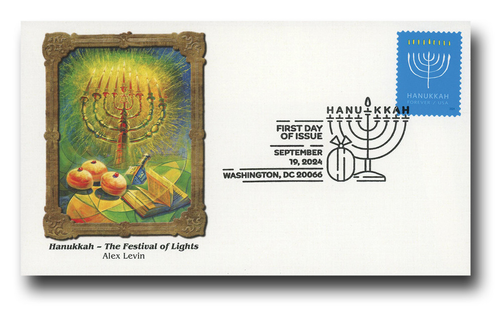 5945 - 2024 First-Class Forever Stamp - Hanukkah - Mystic Stamp