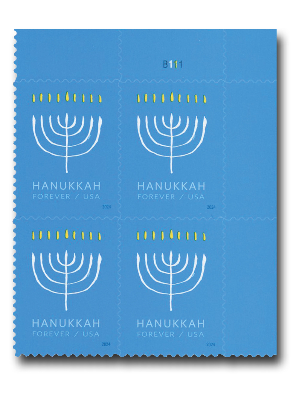 5945 - 2024 First-Class Forever Stamp - Hanukkah - Mystic Stamp