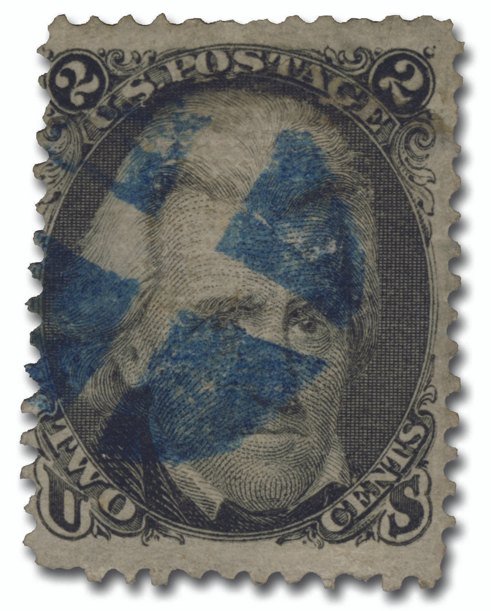 85B - 1867 2c Andrew Jackson 