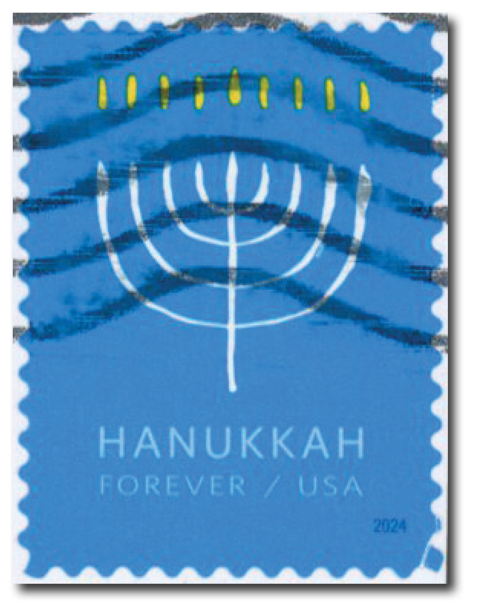 5945 - 2024 First-Class Forever Stamp - Hanukkah - Mystic Stamp