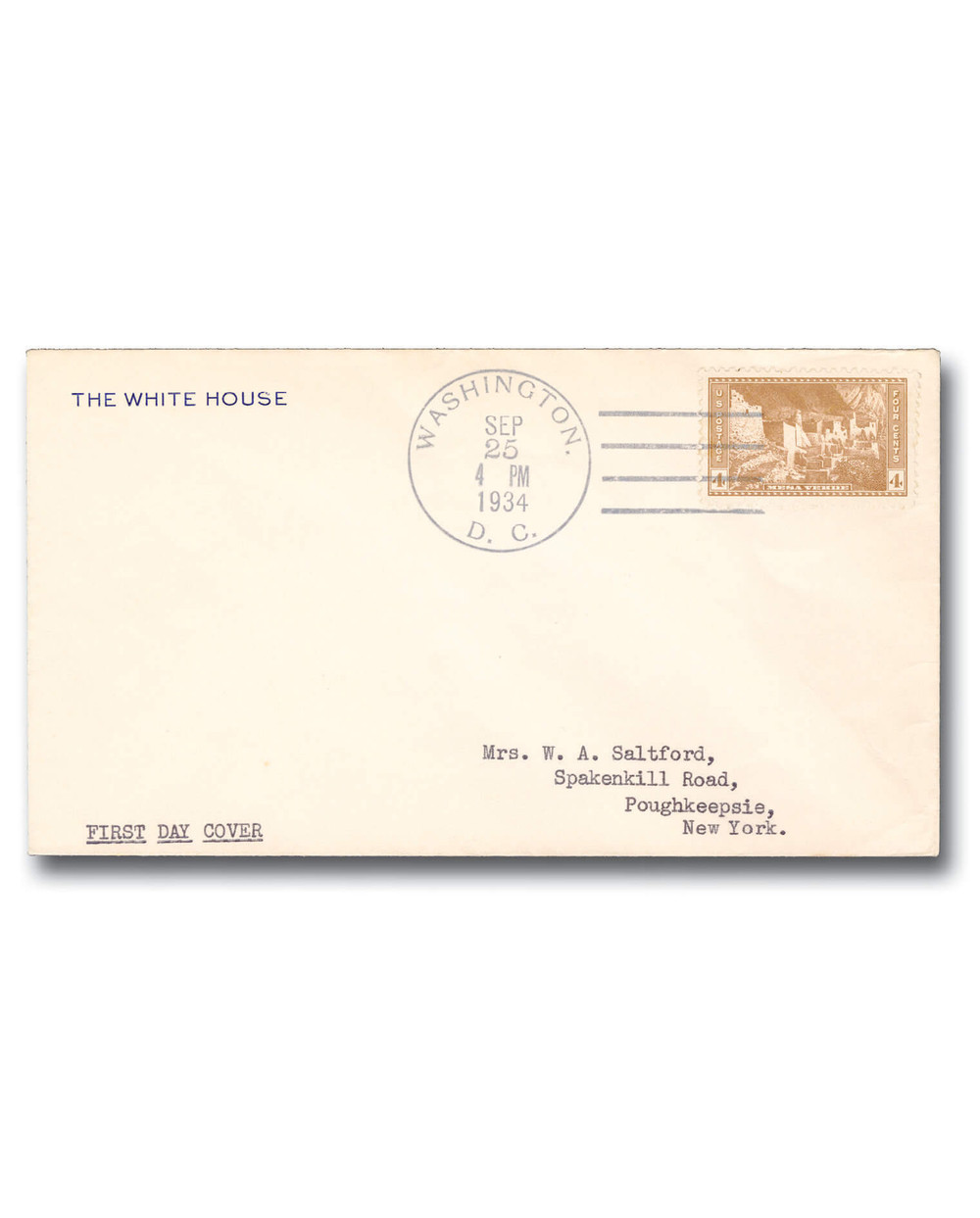 342458 -- Uncacheted First Day Cover -- First Day Cover