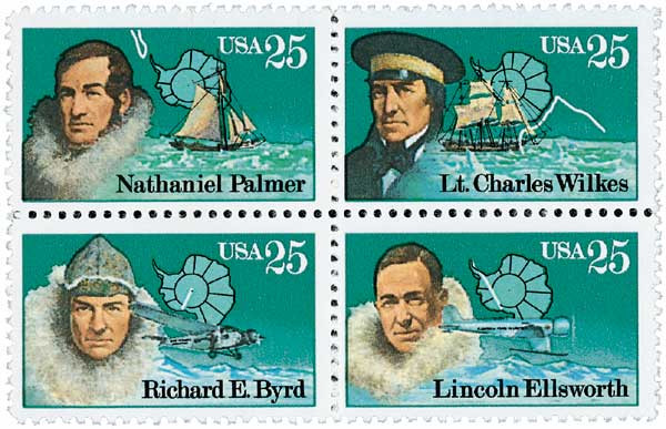 2386-89 - 1988 25c Antarctic Explorers - Mystic Stamp Company