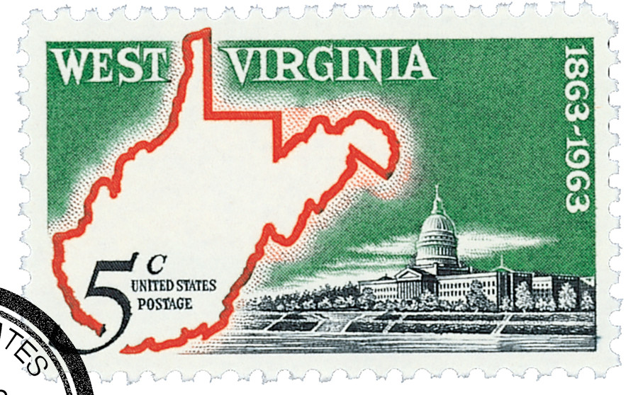 1232 - 1963 5c West Virginia Statehood - Mystic Stamp Company