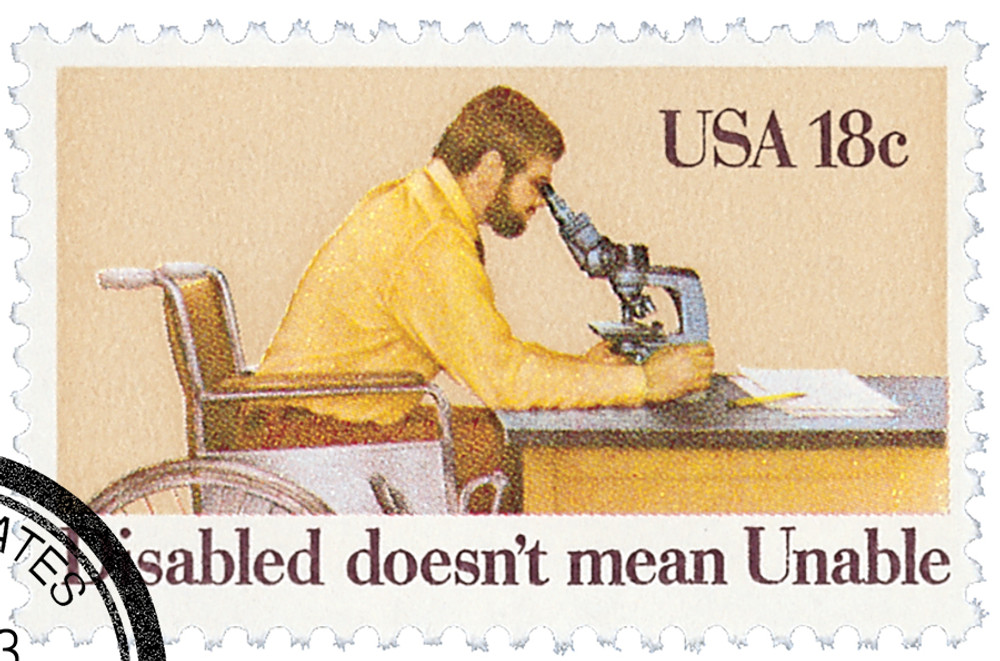 1925 - 1981 18c International Year of the Disabled - Mystic