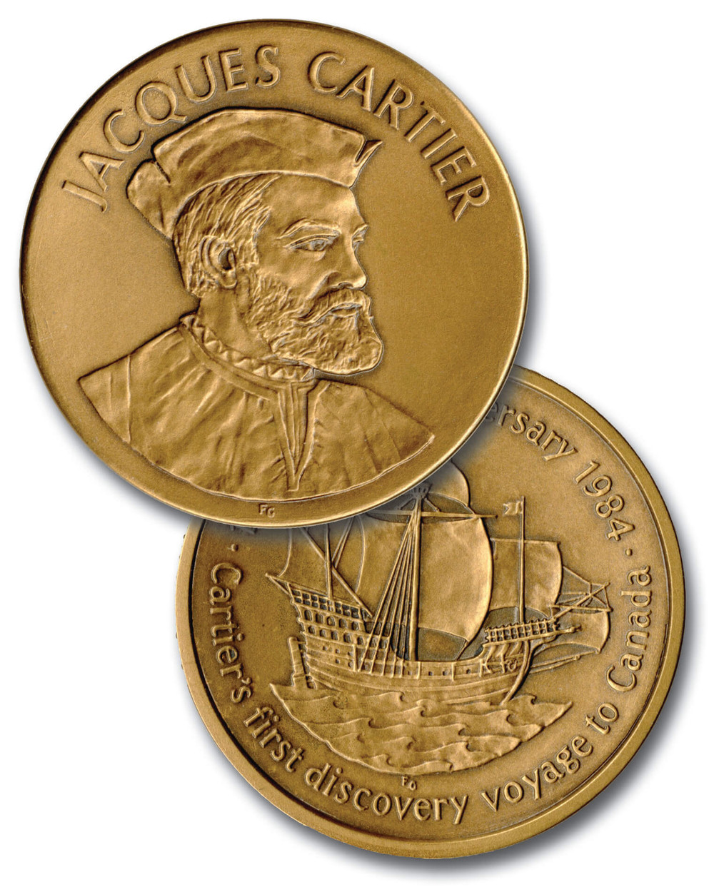 MCN173 - 1534-1984 450th Anniversary Jacques Cartier Medal
