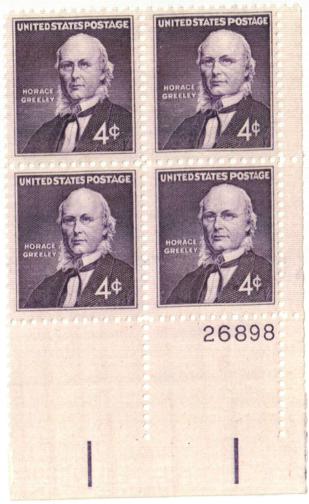 301591 -- Mint Plate Block -- Mint Stamp(s)