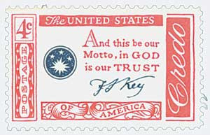 1142 - 1960 4c American Credo: Francis Scott Key - Mystic Stamp