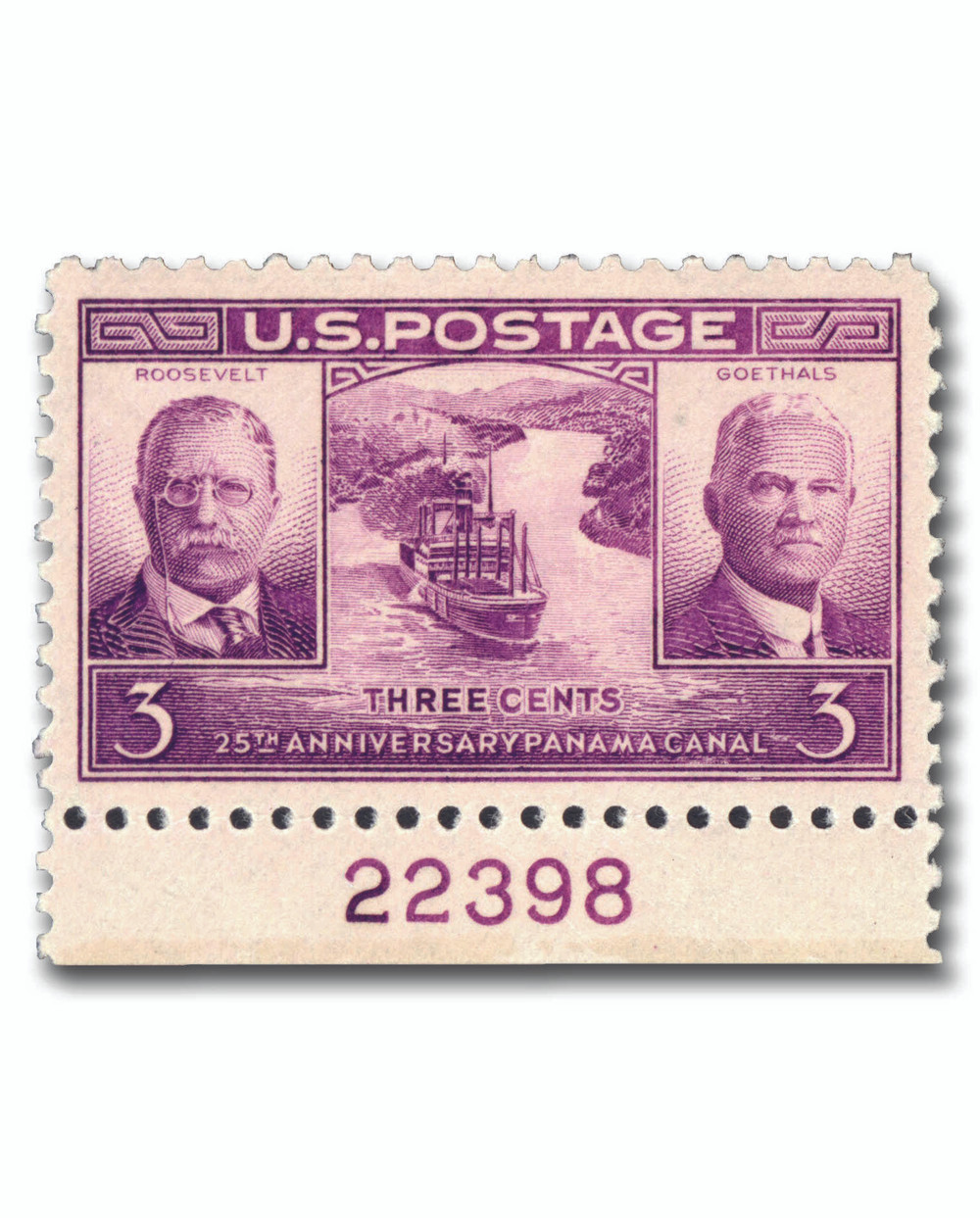 856 - 1939 3c Panama Canal - Mystic Stamp Company