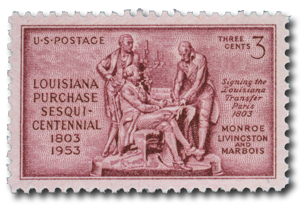 1020 - 1953 3c Louisiana Purchase - Mystic Stamp Company